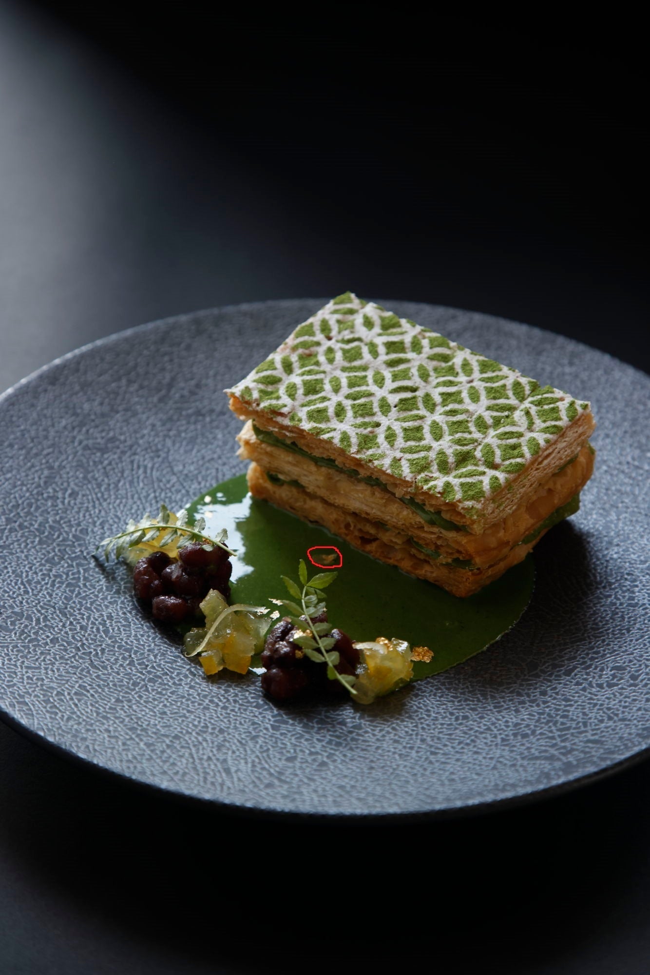 抹茶のミルフォイユ3