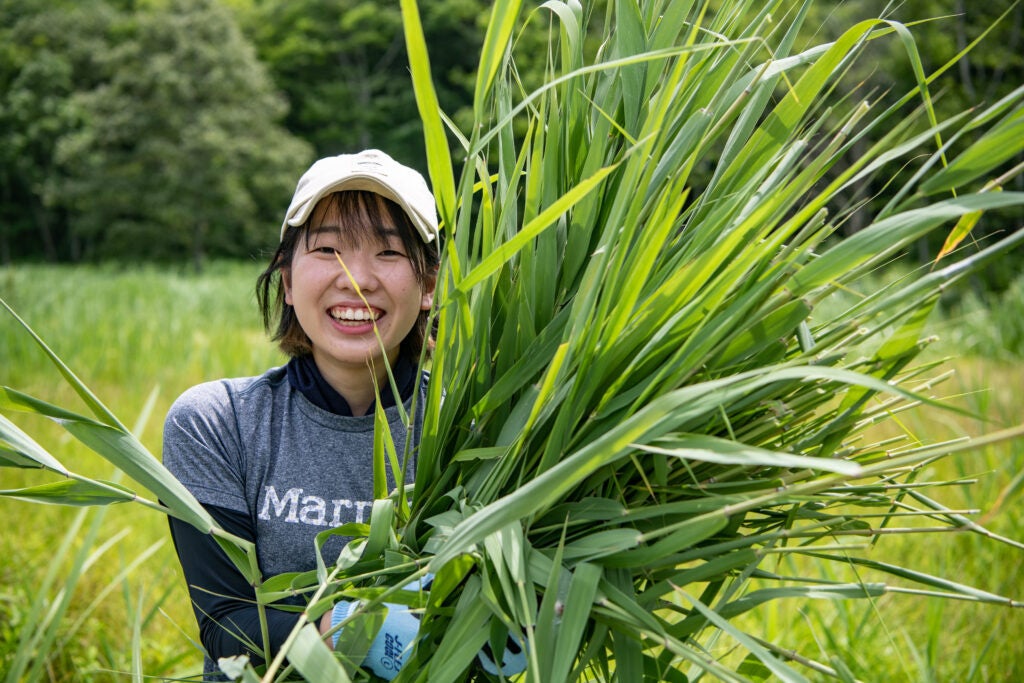 2022年に実施したヨシ刈りツアーの様子