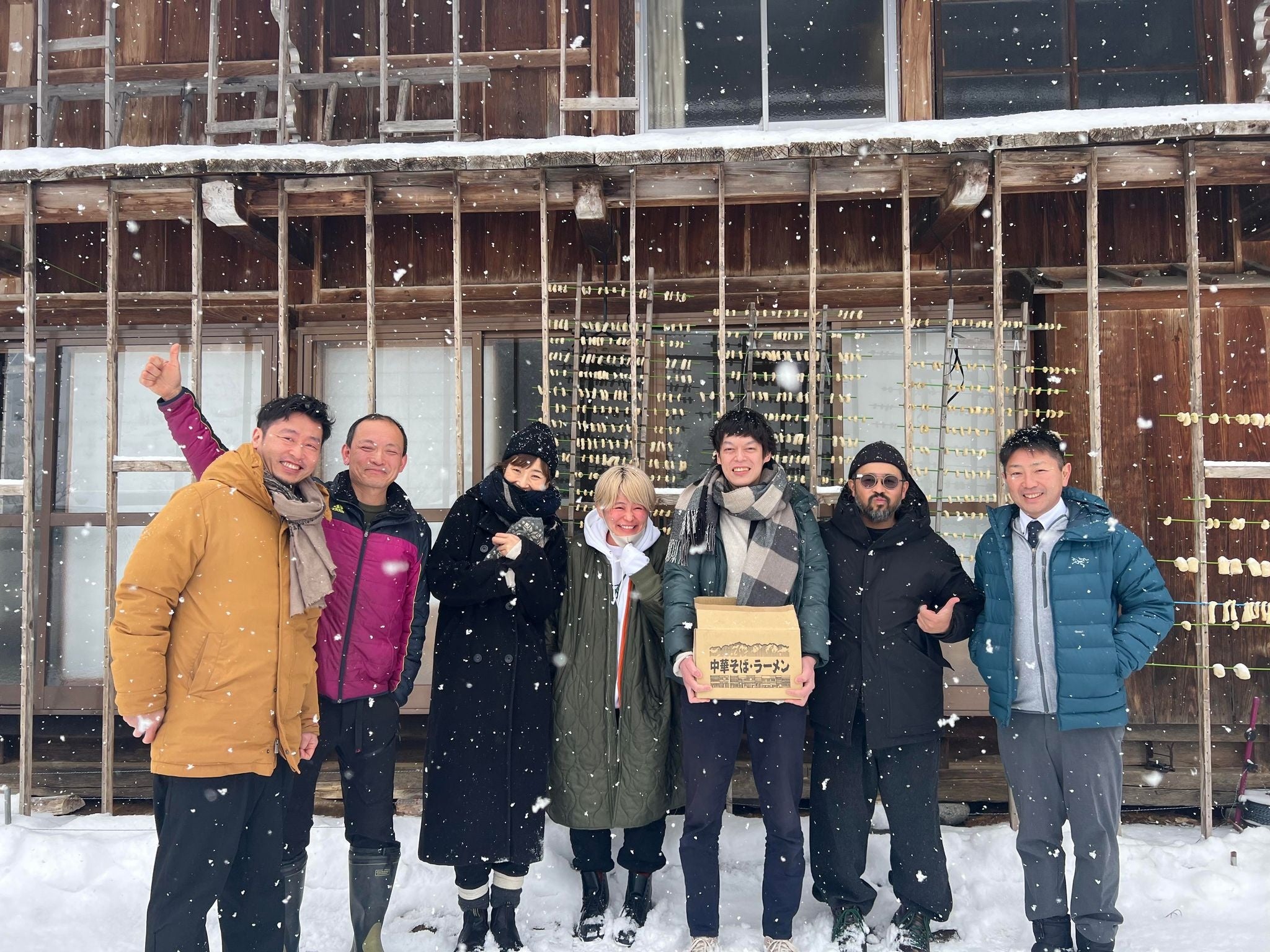 各シェフと石橋自然農園　石橋さん