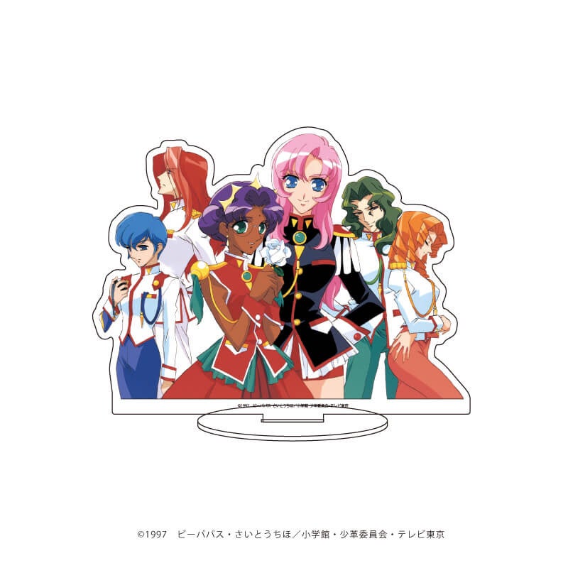 少女革命ウテナ POP UP 抽選会 B賞 ミニアクリルアート 集合デザイン