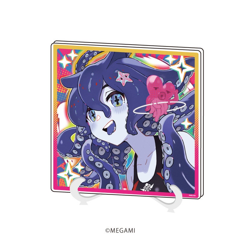 オリジナルキャラクター 手描きイラスト 3L判サイズ HACHI_緜先生 描き下ろしイラスト HACHI タクティカル