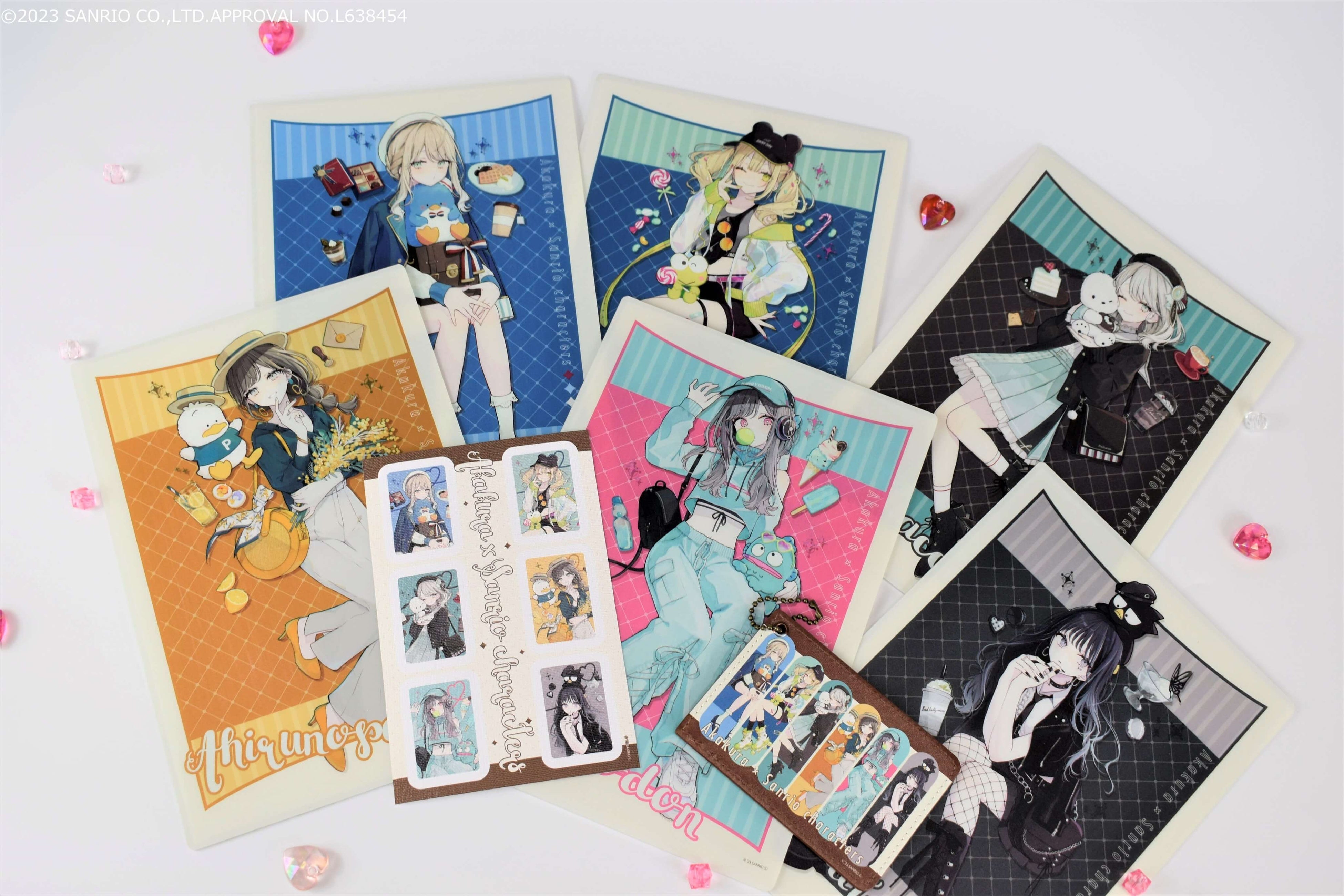 ※上記画像は、キャラクリアケース・PETANTシール・キャラパスの3アイテム。