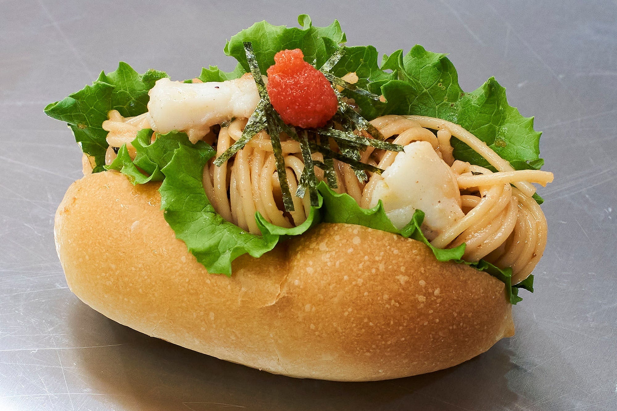 福さ屋の明太スパドッグ　¥330(税込)