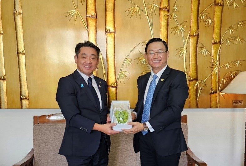 ホーチミン市外務局アン局長と