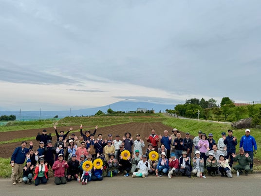 地域とサポーターで育む40万本のひまわり畑 地域とサポーターで育む40万本のひまわり畑