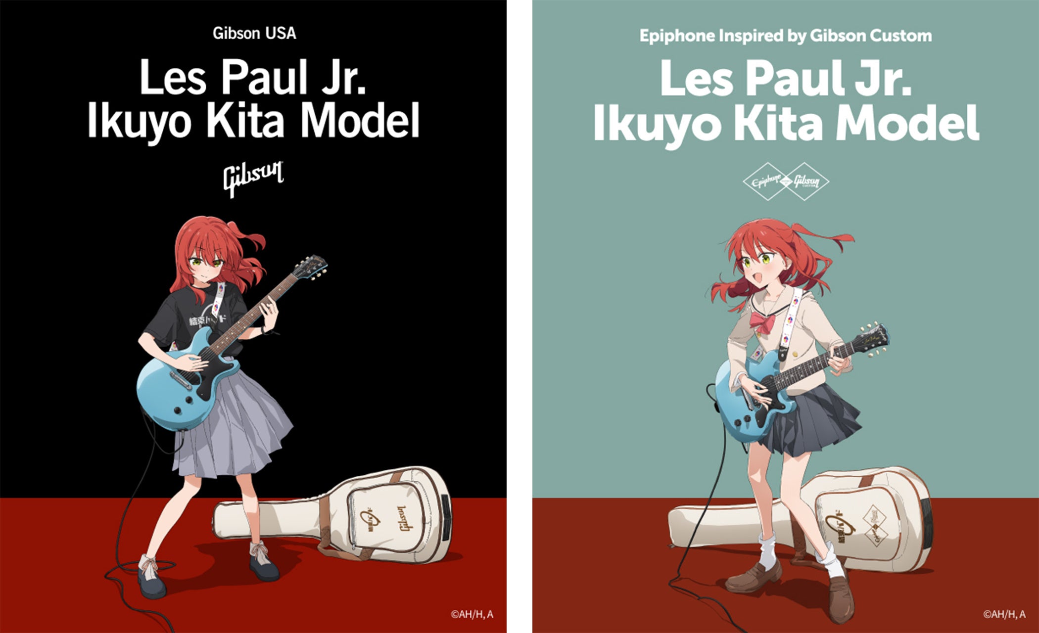 ギブソンとエピフォンから人気アニメ『ぼっち・ざ・ろっく！』公式コラボ・モデルが登場！