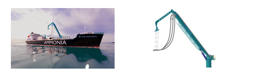 船舶間のアンモニア燃料供給設備を日本で初めて開発 | 日本郵船株式