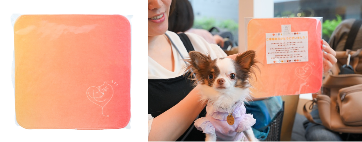 会場限定「ペトナビオリジナルハンドタオル」