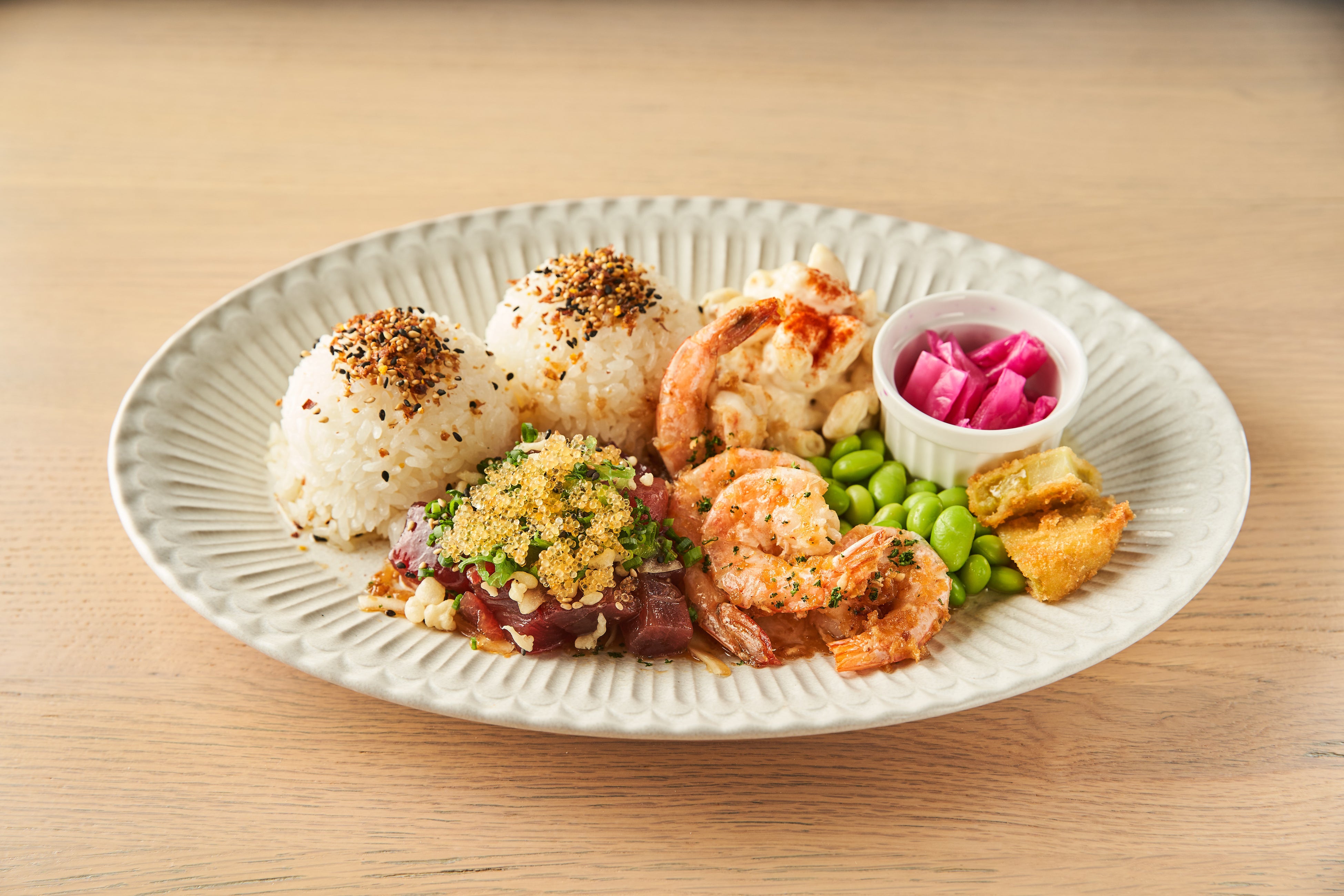 シーフードハーフ＆ハーフ プレートランチ