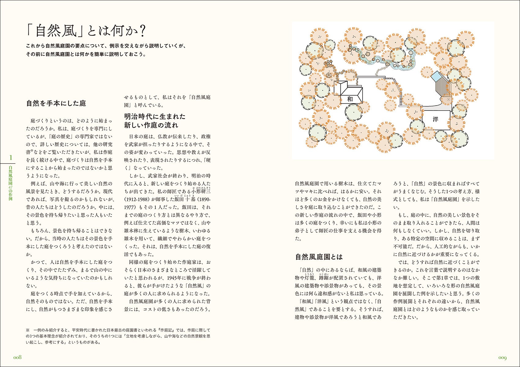 自然を手本にした庭づくりの手法を豊富なビジュアルで紹介