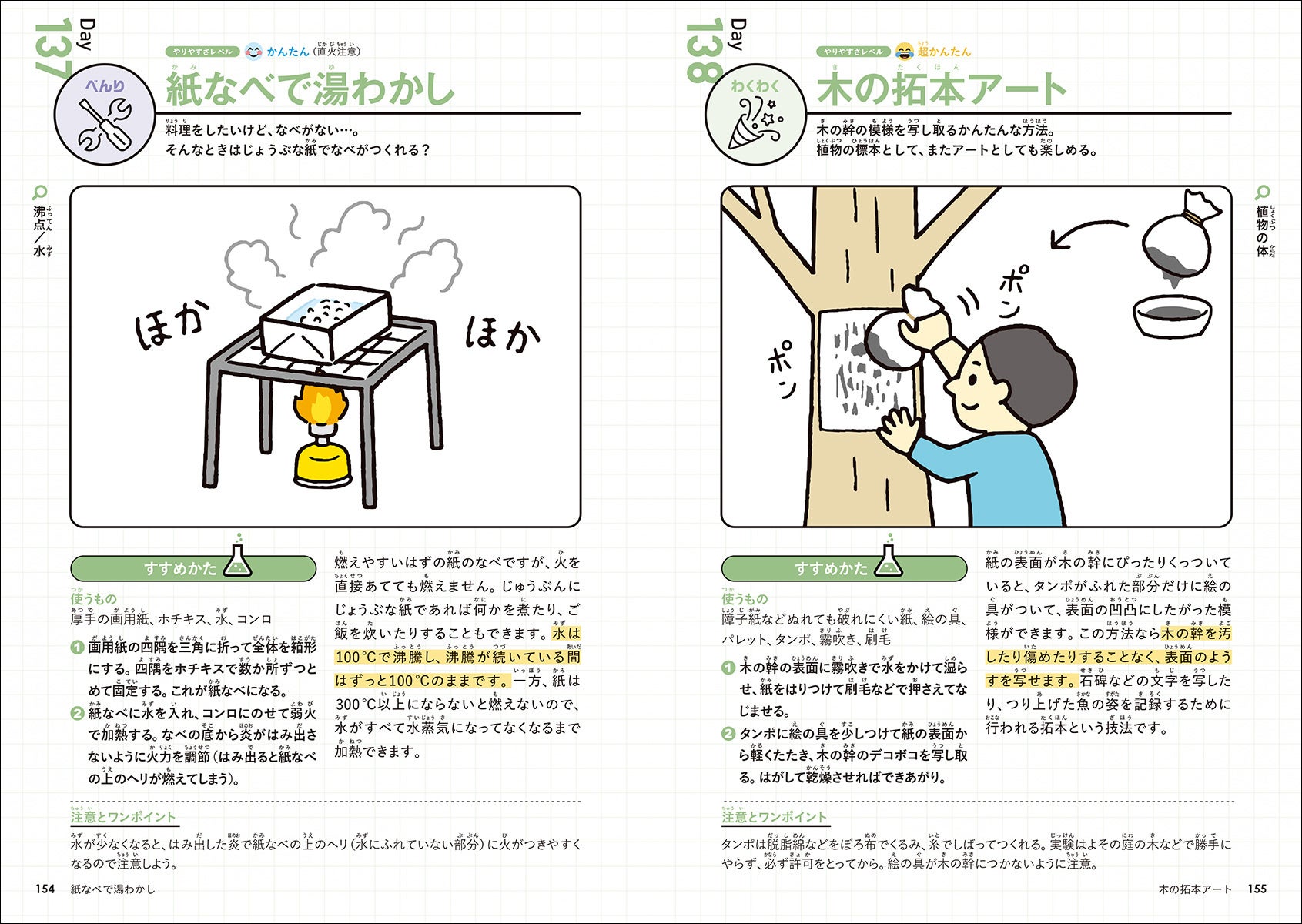 1日1実験のかんたんなあそびを通じて、好奇心と科学を楽しむ心が