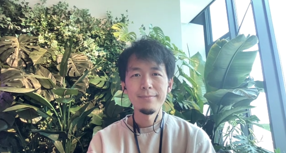 取材時の善積さん