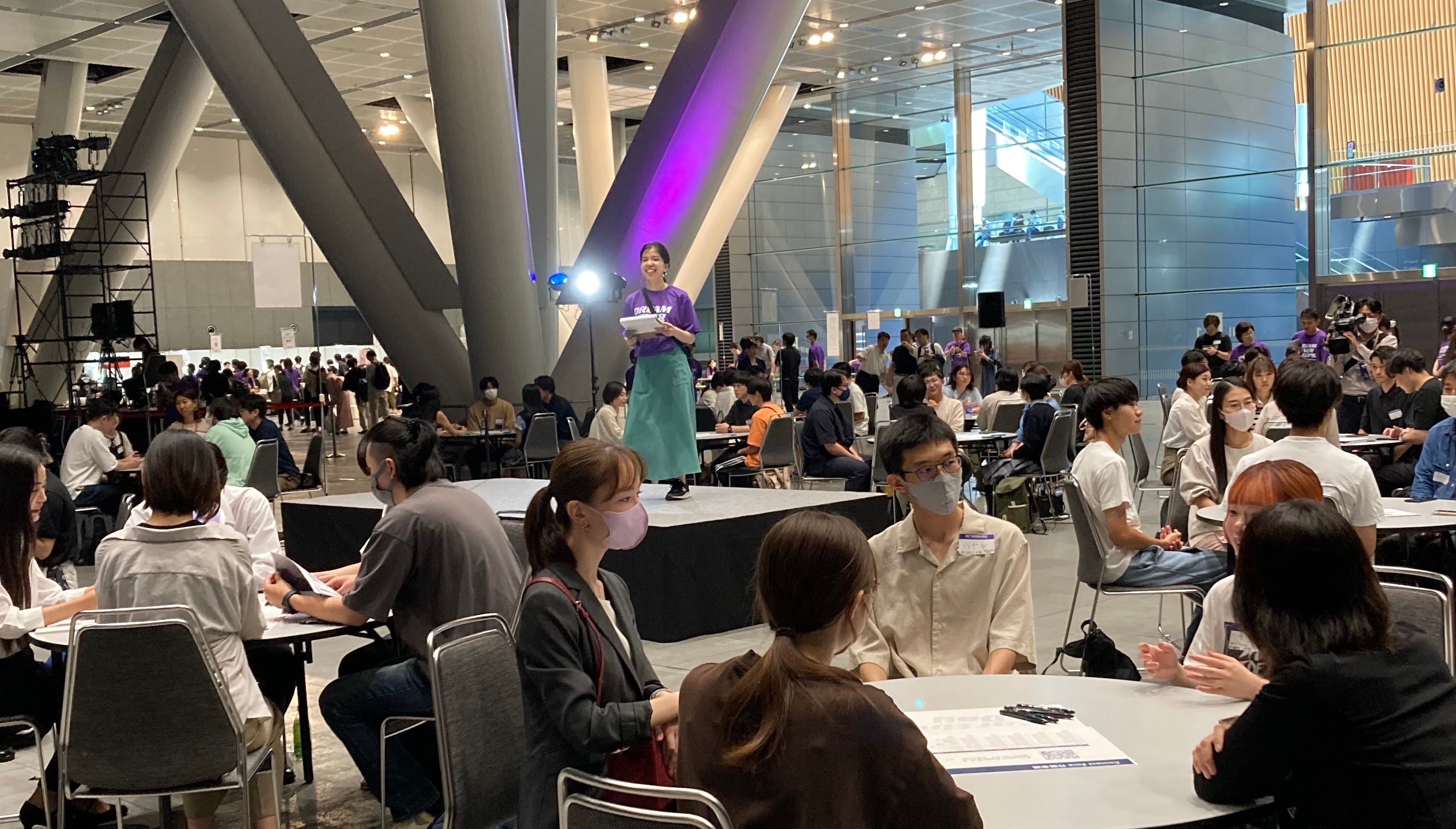 Connect Zoneでのスタッフによるワークショップの様子