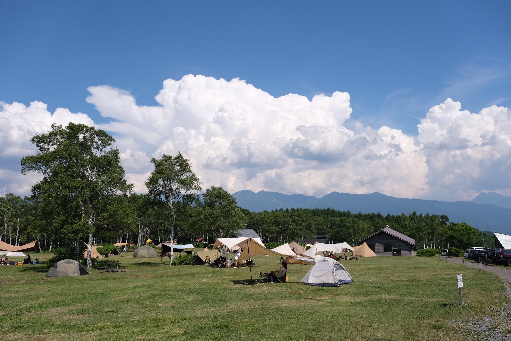 広大なキャンプエリア