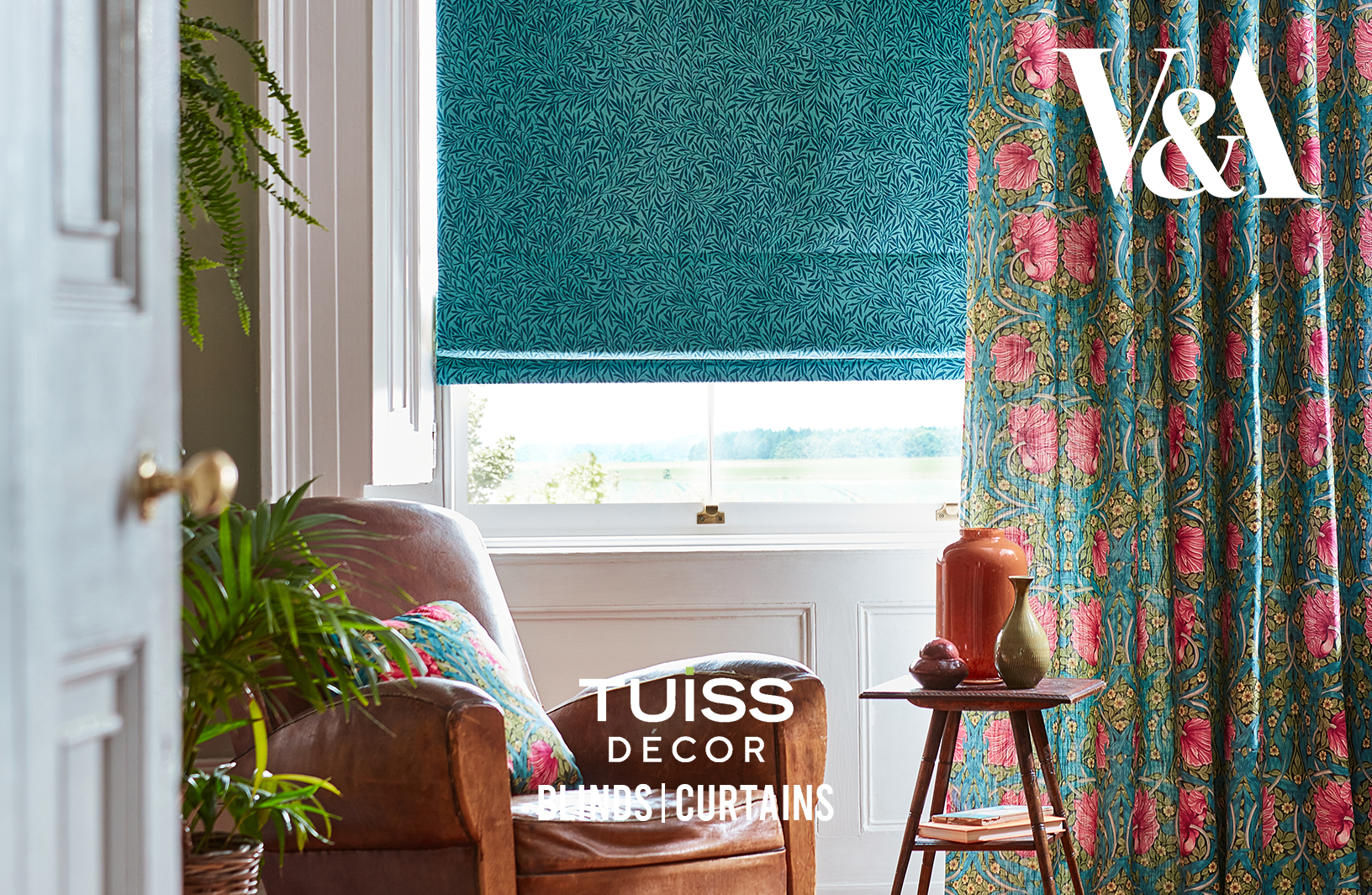 新品 ウィリアムモリスカーテン W3500×H1670 【公式通販】