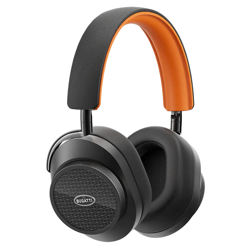 ブガッティ アクティブノイズキャンセリングワイヤレスヘッドホン（ノクターン・ジェットオレンジ）