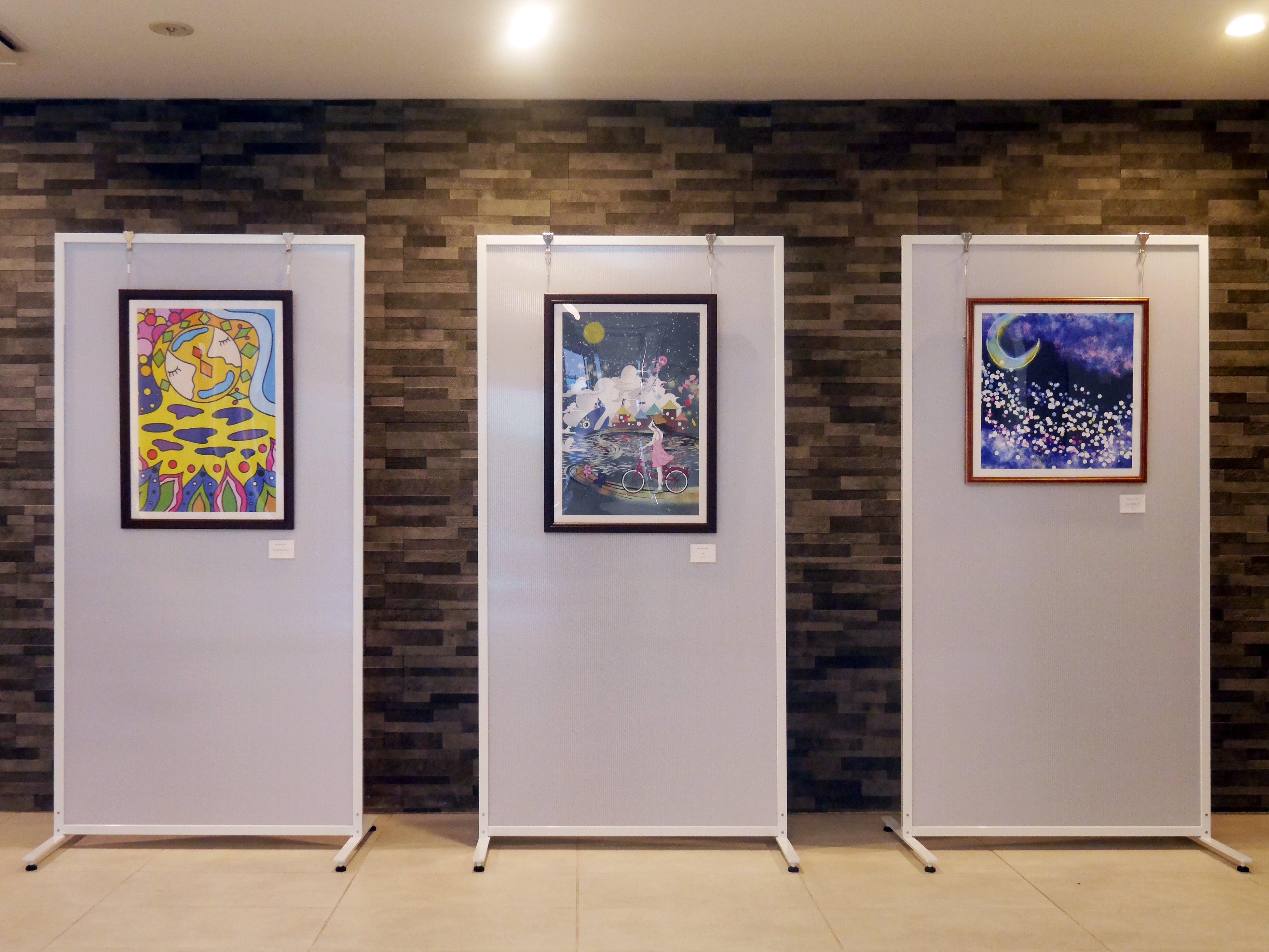 福祉.tv主催「第3回 BEST Art コンテスト」入選作品発表！ 前回に引き続きmatsuri technologies株式会社様のご協力により、民泊施設にて入選作品を展示。