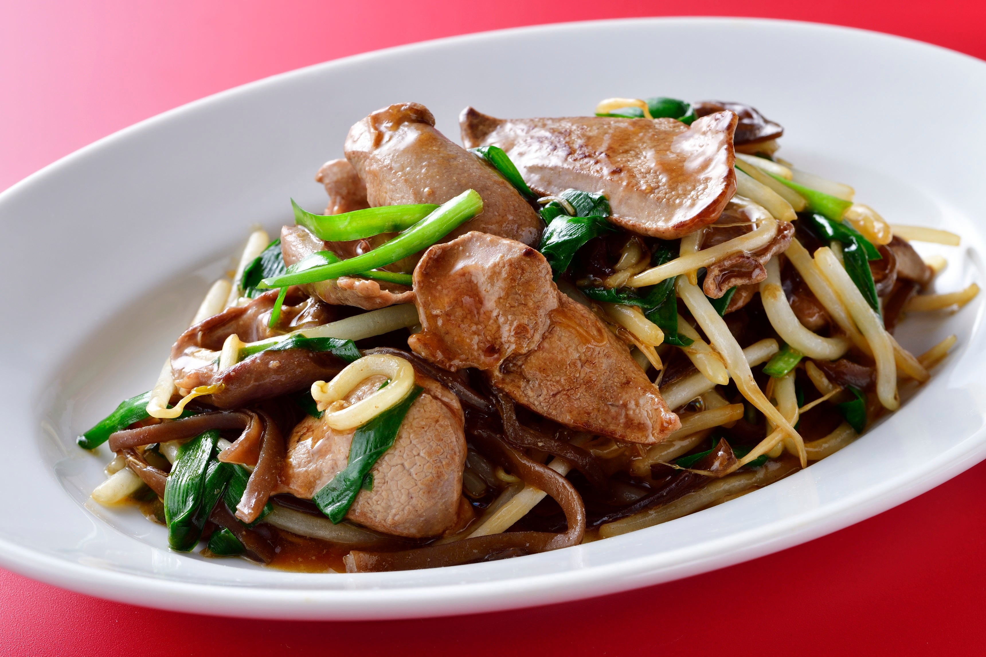 レバニラ炒め定食