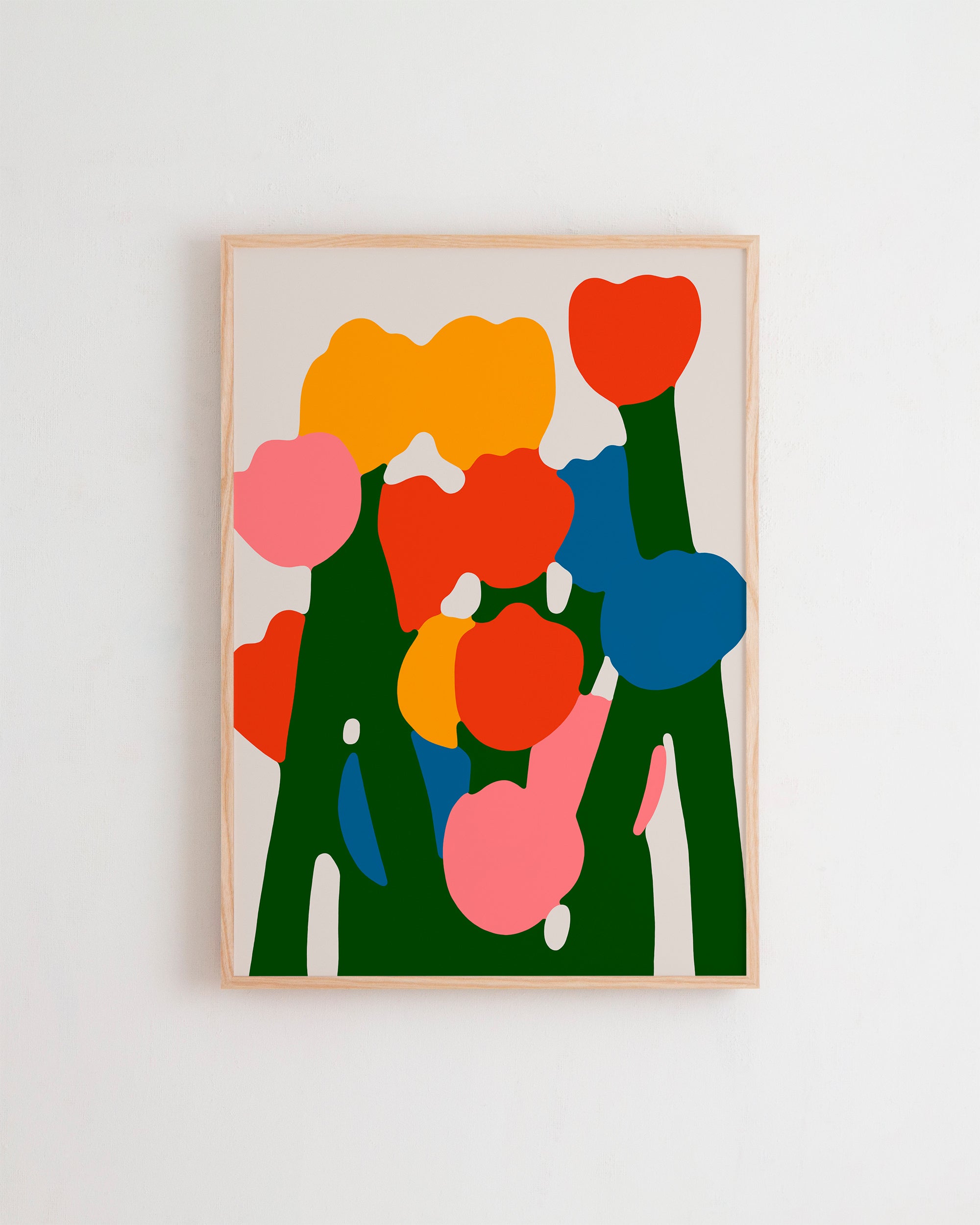 「Tulip」アルシュ紙、ジークレープリント／縦74.4×横53.1×厚み2.2cm＊額装込