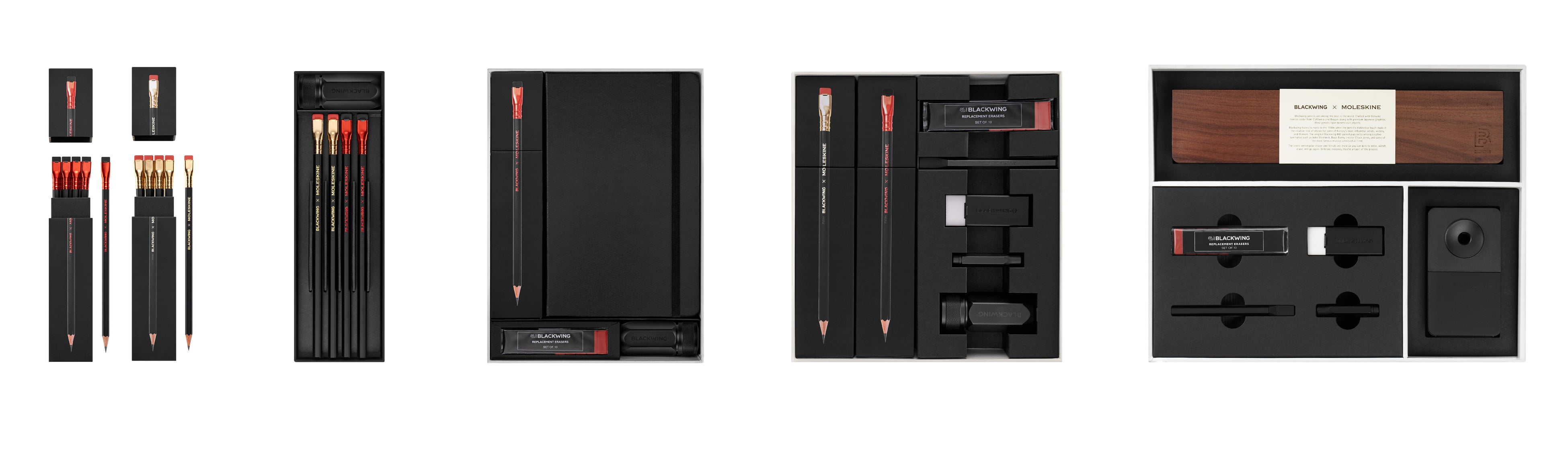 モレスキン×ブラックウィング　アトリエセット ブラックウイング×モレスキン アトリエセット ブラック | Moleskine