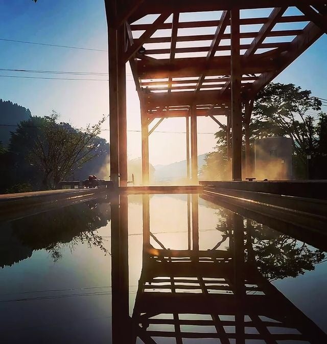 源泉かけ流し重炭酸泉露天風呂