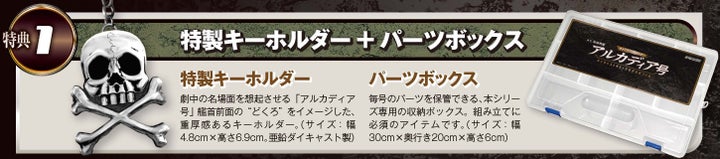 例:アルカディア号 ダイキャストギミックモデルをつくる 特典