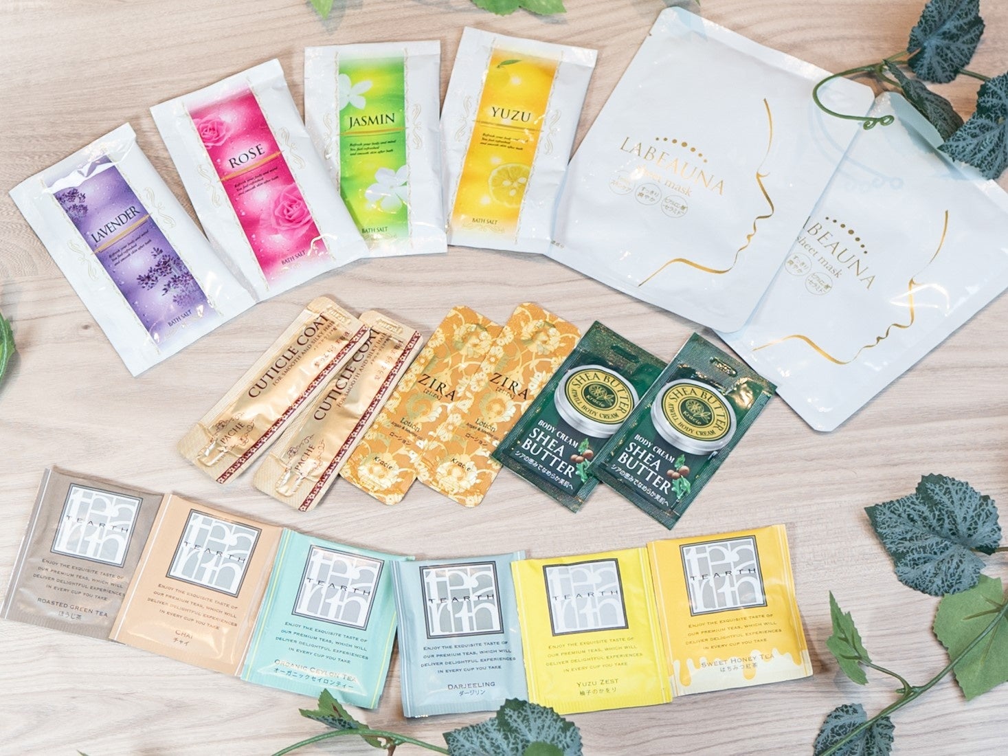  アメニティバーのアイテム例