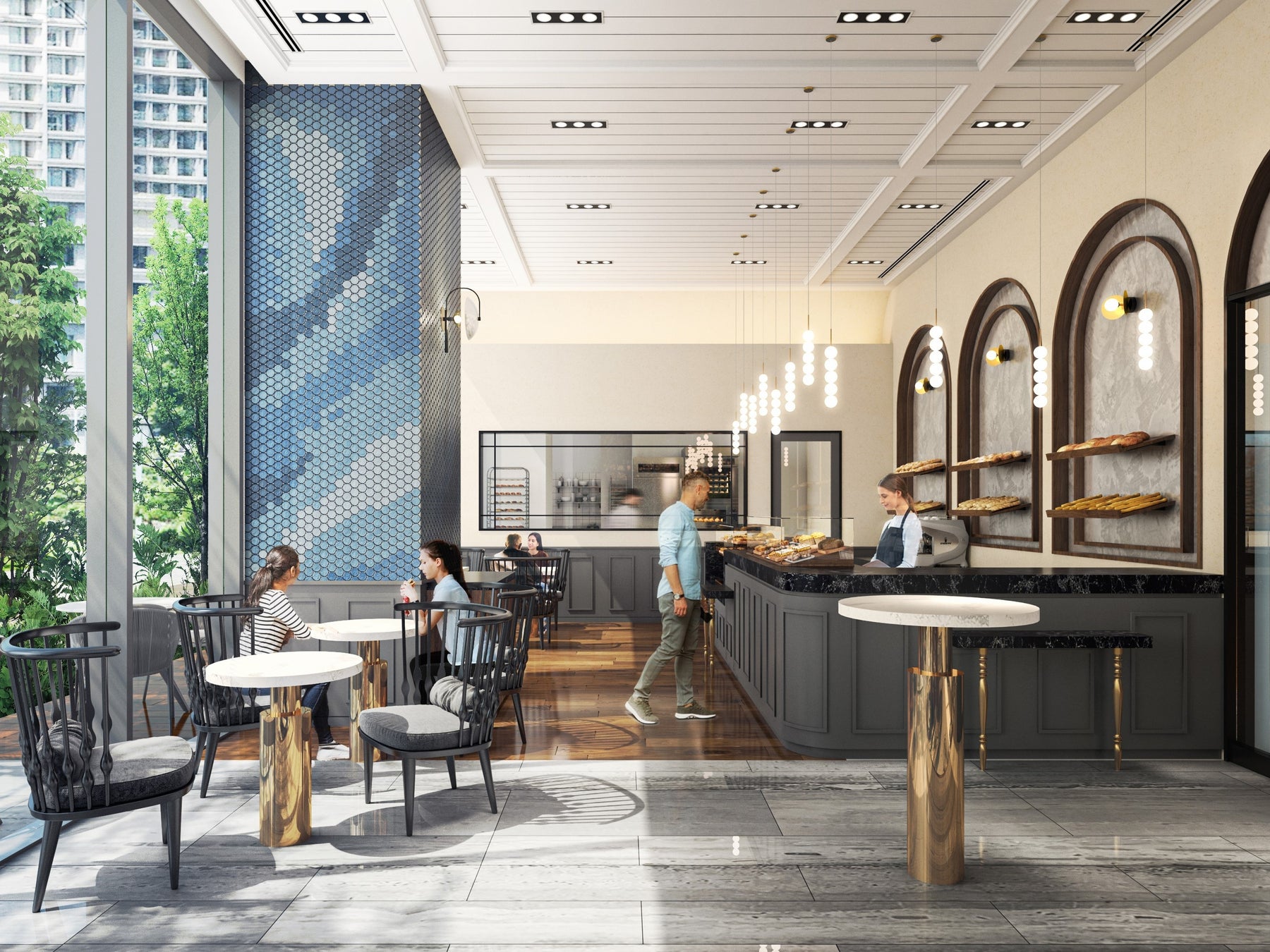 ベーカリー&カフェ(イメージ)