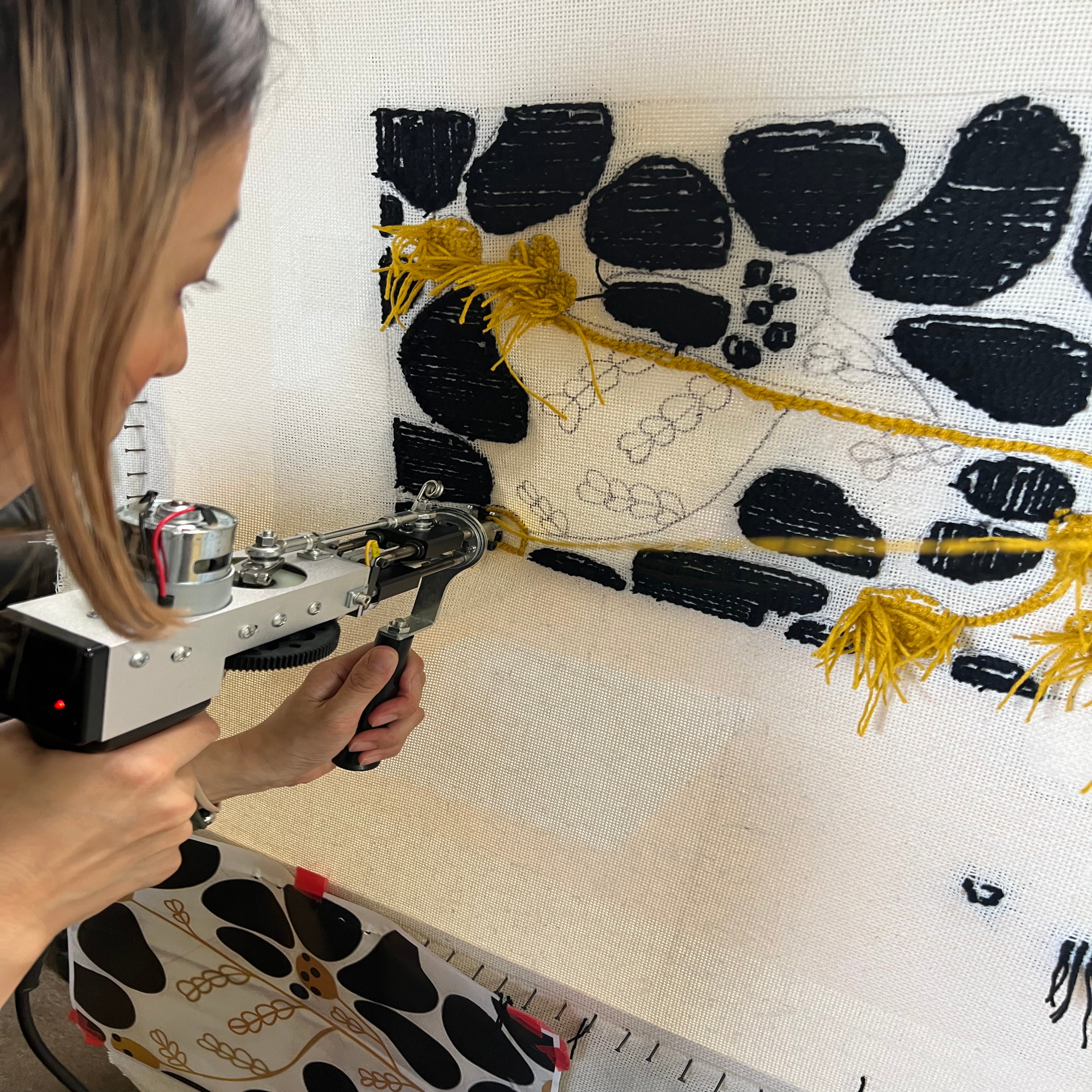 世界に一つだけのラグが作れる？！噂のタフティングでオリジナル