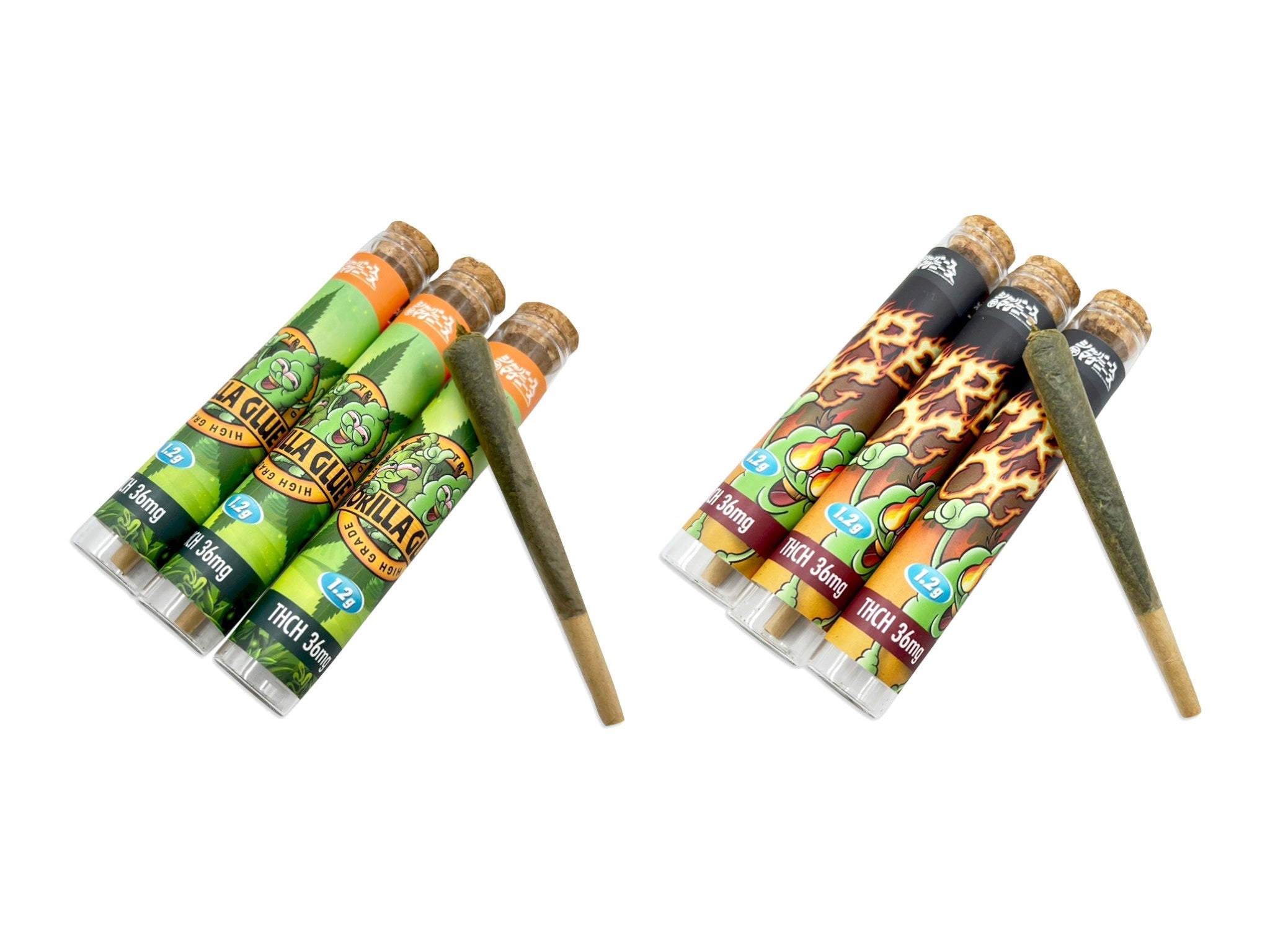 （写真左から）GORILLA GLUE、FIRE OG