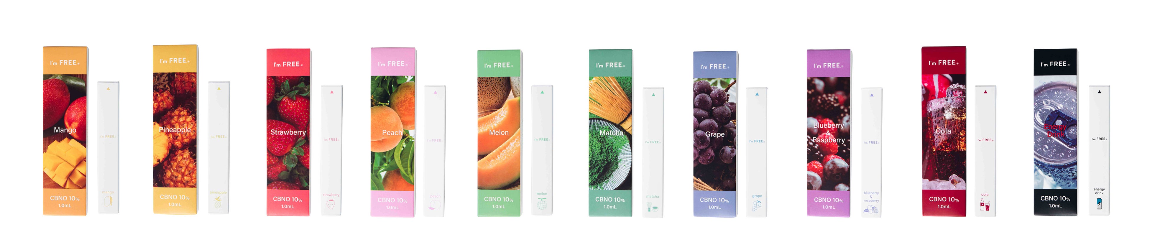 フレーバーラインナップは、老若男女に「美味しい」と満足してご使用いただける厳選した10種類の展開。