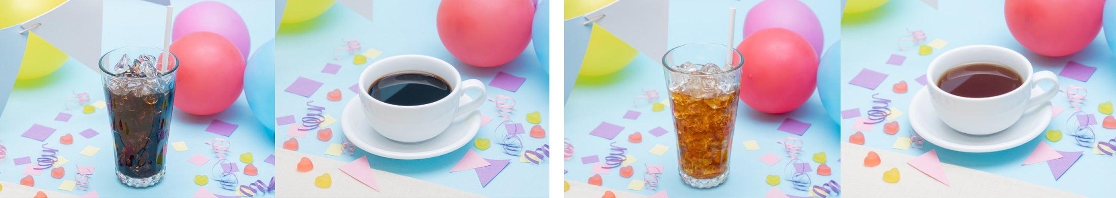 セットコーヒー（ICE、HOT）、セット紅茶（ICE、HOT）