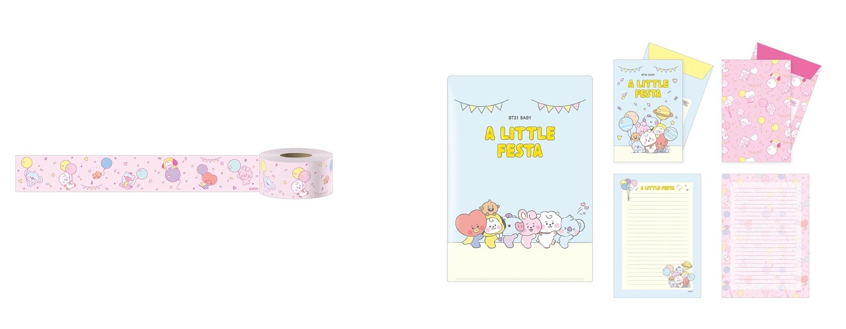 マスキングテープ、ケース付きレターセット