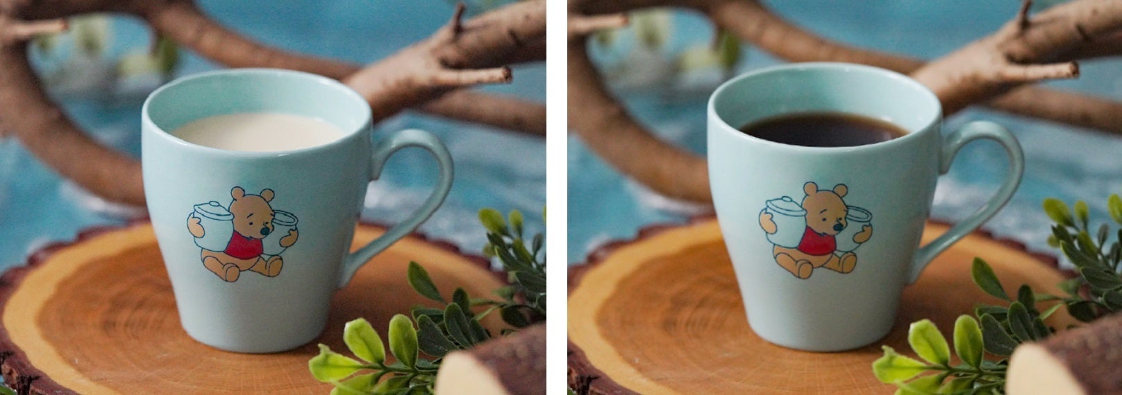 【ホット】はちみつミルクラテ、【ホット】紅茶