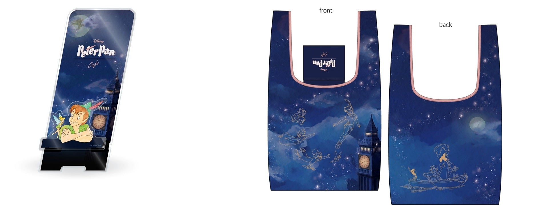 アクリルモバイルスタンド、エコバック