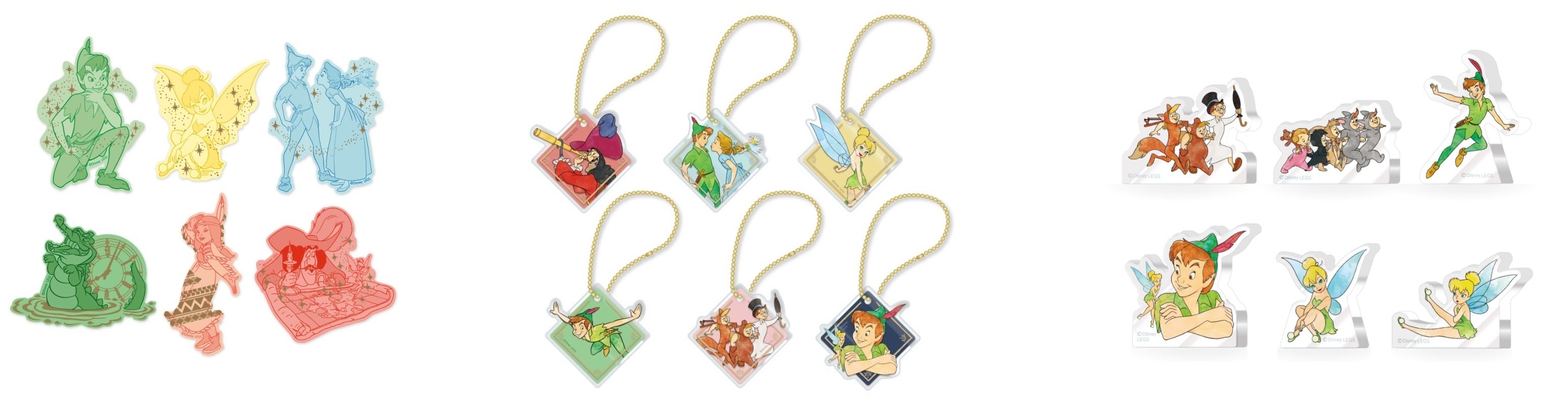 ステッカー（ランダム6種）、アクリルキーホルダー（ランダム6種）、ミニアクリルフィギュア（ランダム6種）