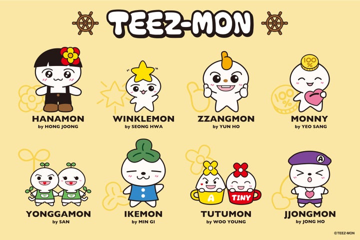 ATEEZ公式オリジナルキャラクター『TEEZ-MON(ティーズモン)』誕生! | 株式会社レッグスのプレスリリース