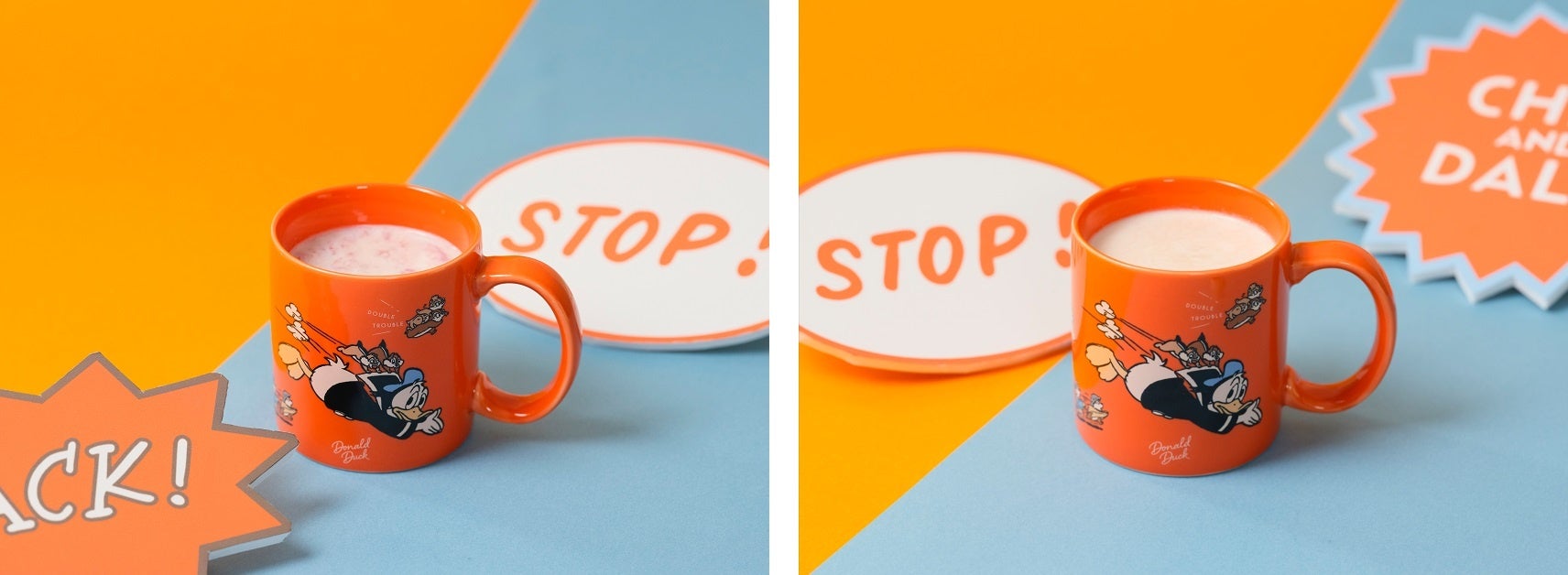 ホットいちごミルク、ホットバナナミルク