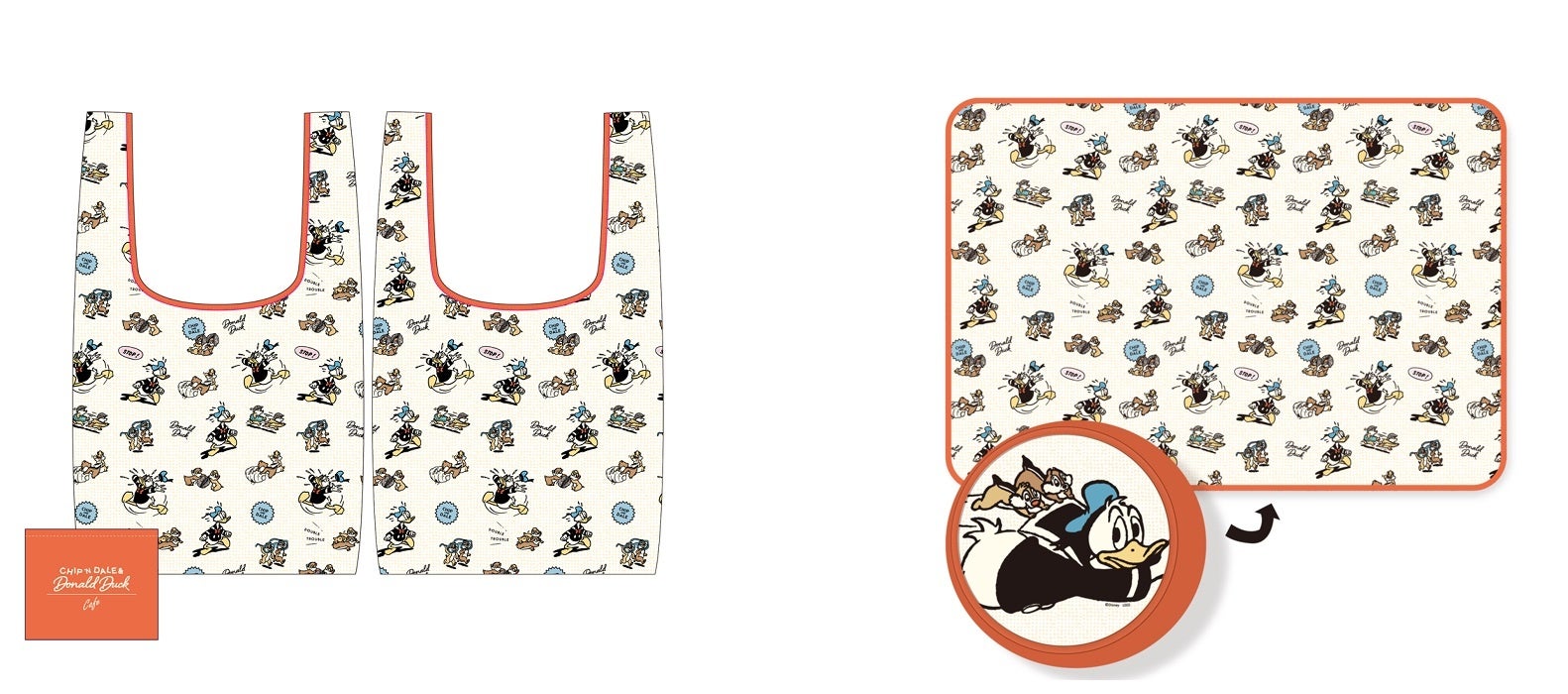 エコバッグ、ケース付きブランケット