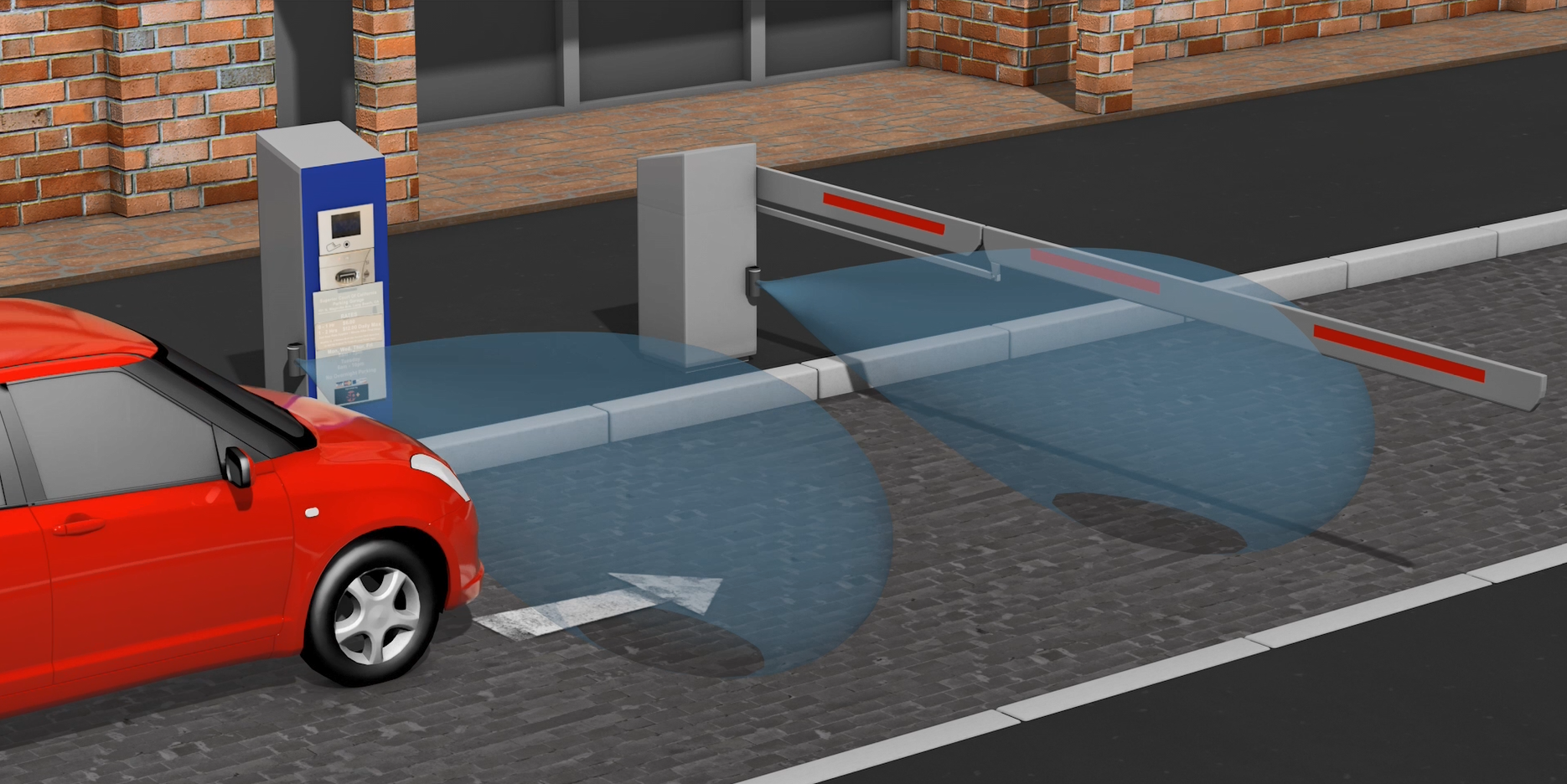 レーダーによる車両検知