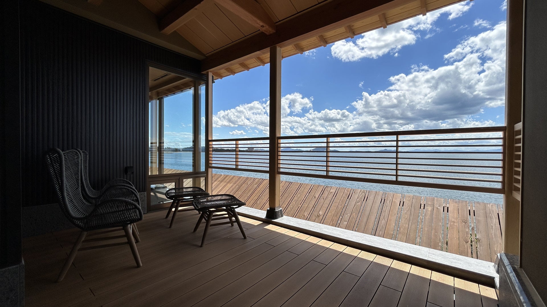 温泉大浴場 デッキテラス