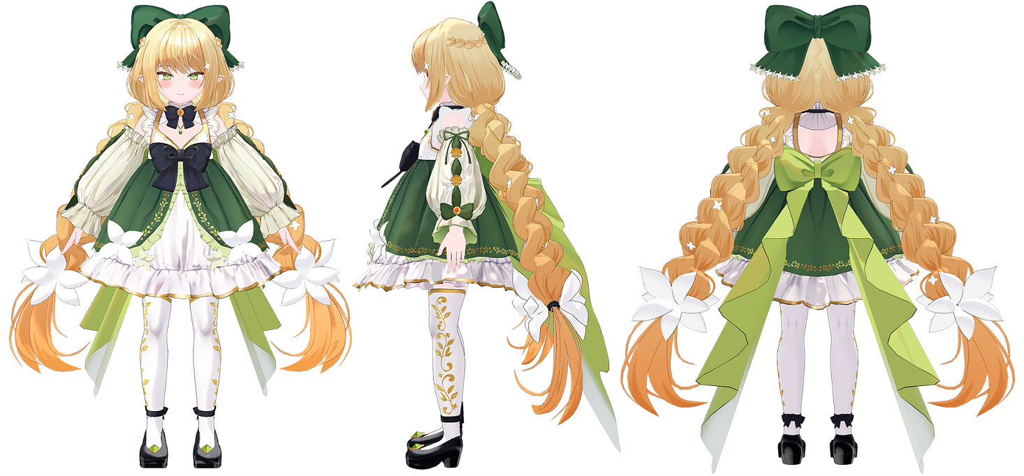 ※「エルフィ」3面図 （3Dモデル）