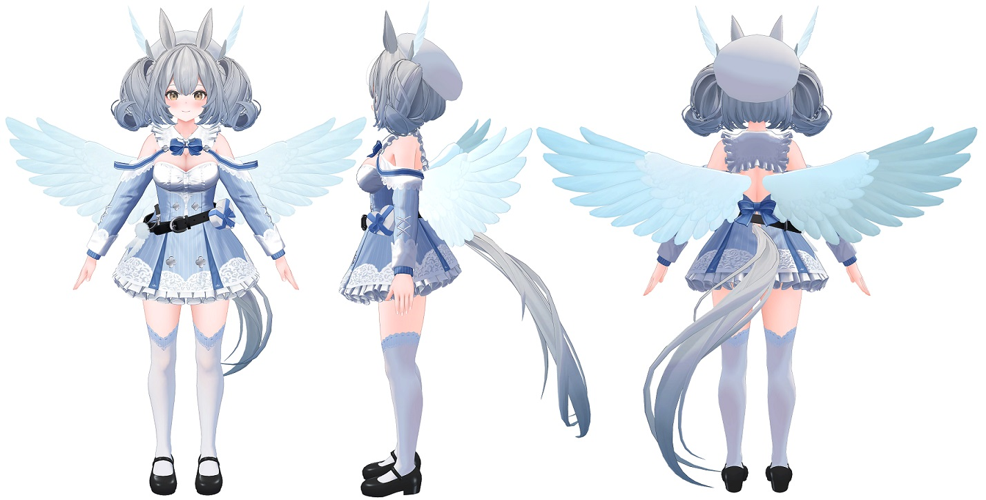 ※「エポナ」3面図 （3Dモデル）