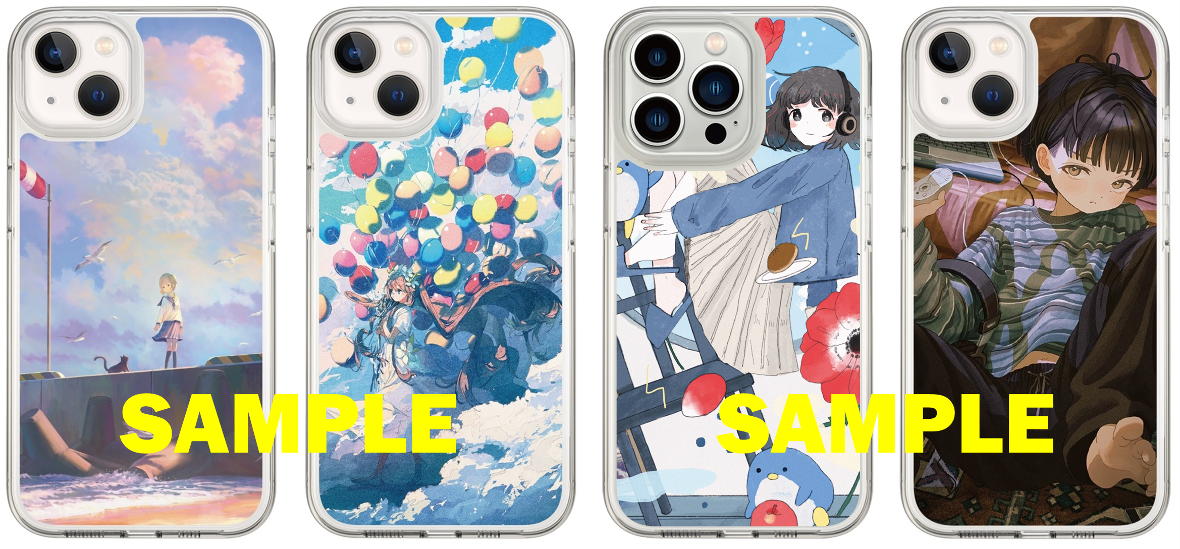 ※イメージサンプル　©ふぃーる（左）　©potg（左中）　©きむら あんさい（右中）　©ひるね坊（右）