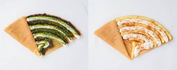 （左から）抹茶あんこ、ブリュレ