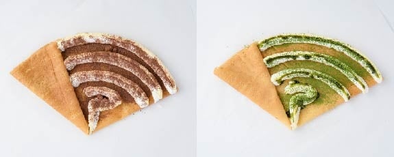 （左から）ティラミス、抹茶ティラミス