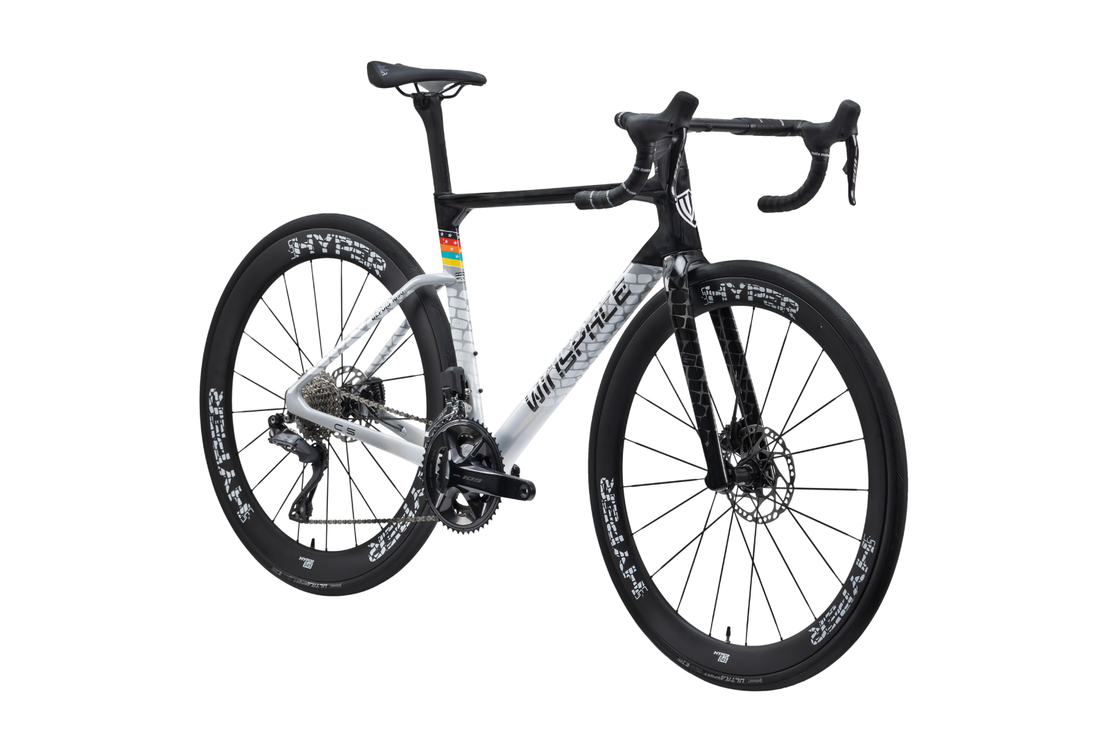 英国プロ自転車チームSaint Piran無標架