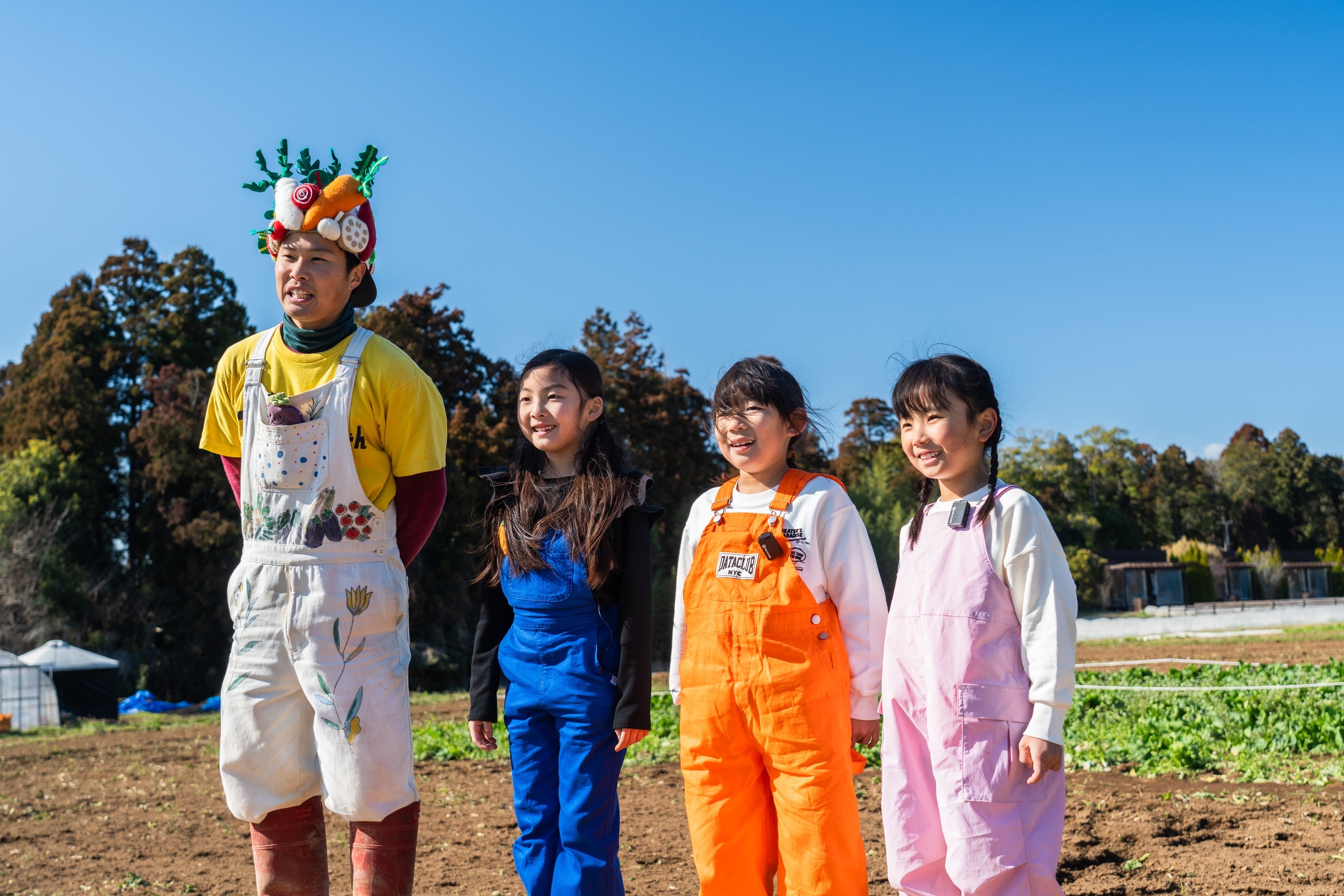 農業の楽しさを伝える新企画として、オーディションで選ばれた3名