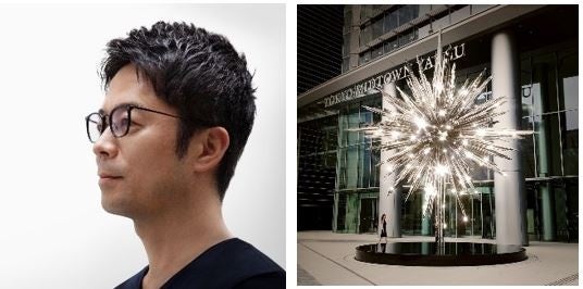 ▲（左）吉岡徳仁氏、（右）吉岡徳仁「STAR」