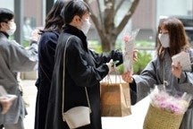 花の無料配布（イメージ）